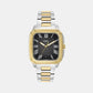 Crosby Men Quartz Black Dial Analog Stainless Steel Watch FS6123