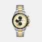 Autocross Men Quartz Gold Dial Chronograph Stainless Steel Watch FS6126