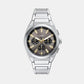 Everett Men Quartz Grey Dial Analog Stainless Steel Watch FS6128