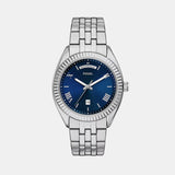 Campbell Men Quartz Blue Dial Analog Stainless Steel Watch FS6140
