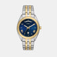 Campbell Men Quartz Blue Dial Analog Stainless Steel Watch FS6141