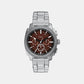 Machine Men Quartz Brown Dial Chronograph Stainless Steel Watch FS6144