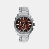 Machine Men Quartz Brown Dial Chronograph Stainless Steel Watch FS6144