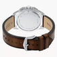 Garrett Men Quartz Green Dial Analog Leather Watch FS6147