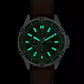Garrett Men Quartz Green Dial Analog Leather Watch FS6147