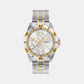 Garrett Men Quartz Silver Dial Multi-Function Stainless Steel Watch FS6148