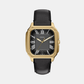 Crosby Men Quartz Black Dial Analog Leather Watch FS6151