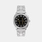 Machine Big Tic Men Quartz Black Dial Analog-Digital Stainless Steel Watch FS6155