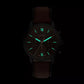 Neutra Men Quartz Brown Dial Chronograph Leather Watch FS6163