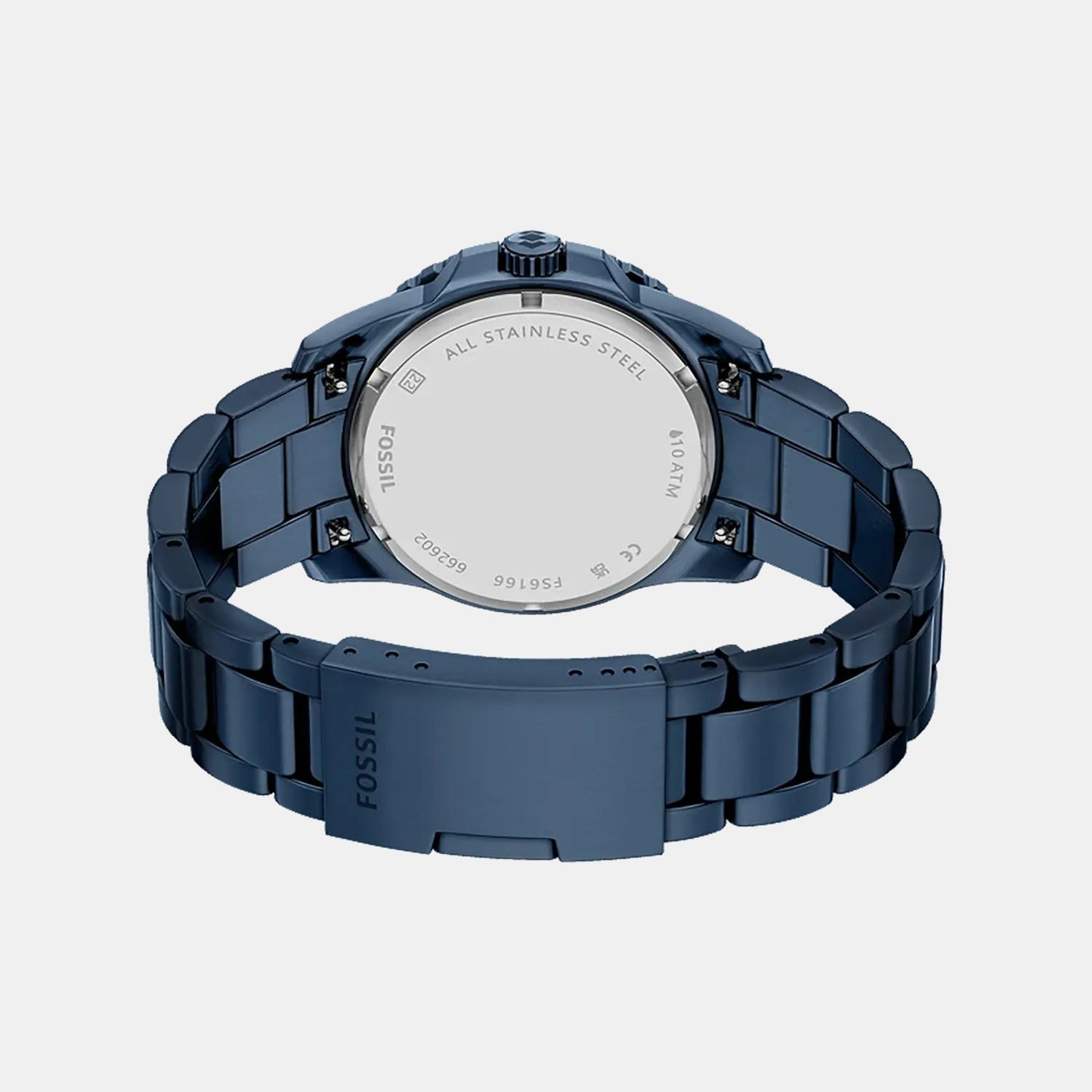 Blue Dive Men Quartz Blue Dial Analog Stainless Steel Watch FS6166