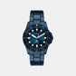 Blue Dive Men Quartz Blue Dial Analog Stainless Steel Watch FS6166