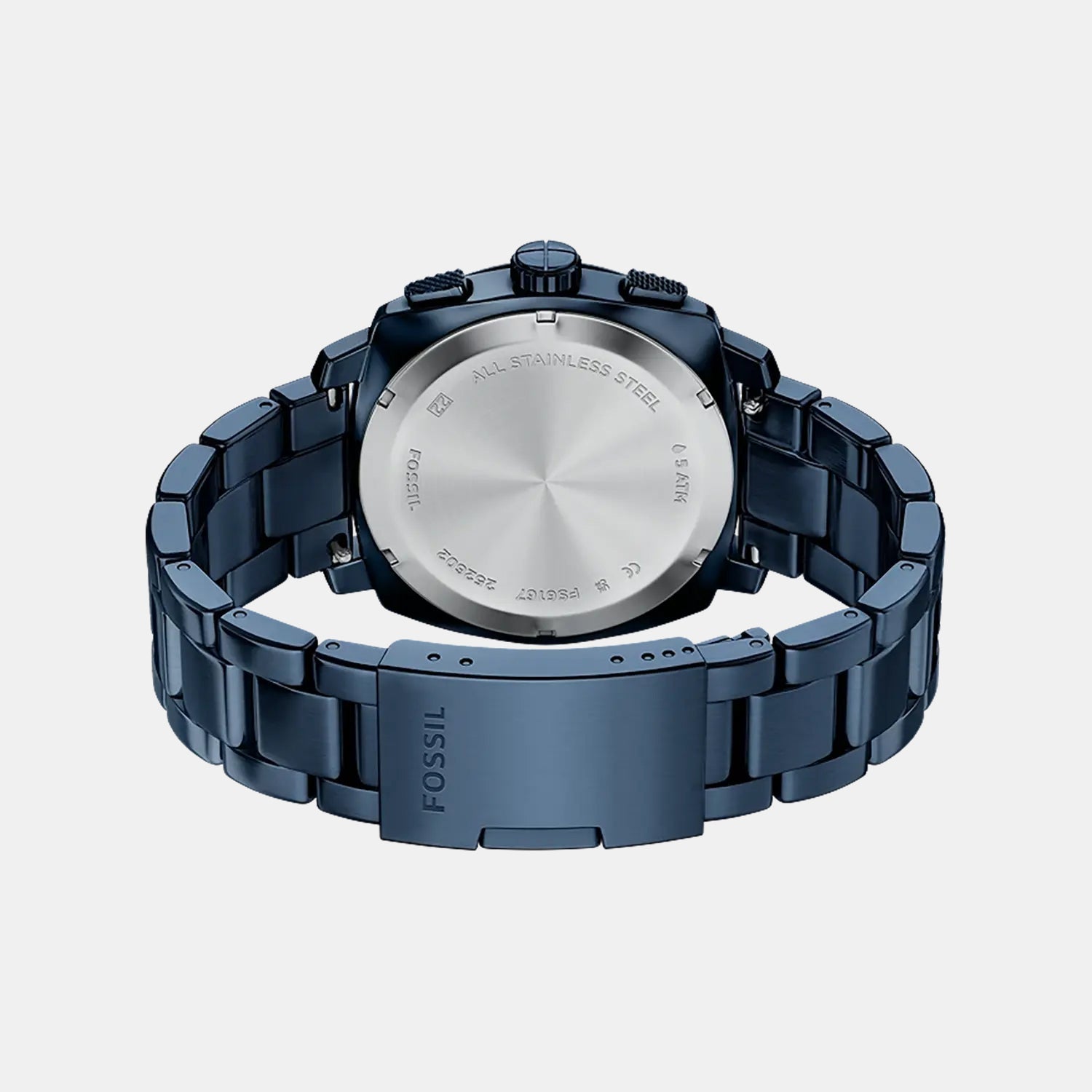 Machine Men Quartz Blue Dial Chronograph Stainless Steel Watch FS6167