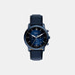 Neutra Men Quartz Blue Dial Chronograph Leather Watch FS6168