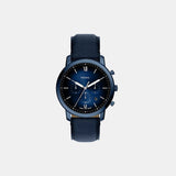 Neutra Men Quartz Blue Dial Chronograph Leather Watch FS6168
