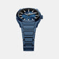 Everett Men Quartz Blue Dial Analog Stainless Steel Watch FS6169
