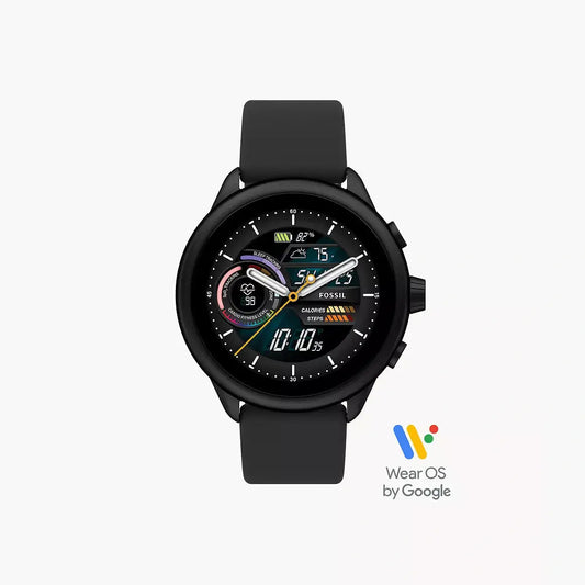 Fossil Gen 6 Wellness Edition Smartwatch Black Silicone