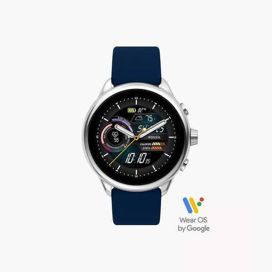 Fossil Gen 6 Wellness Edition Smartwatch Navy Silicone