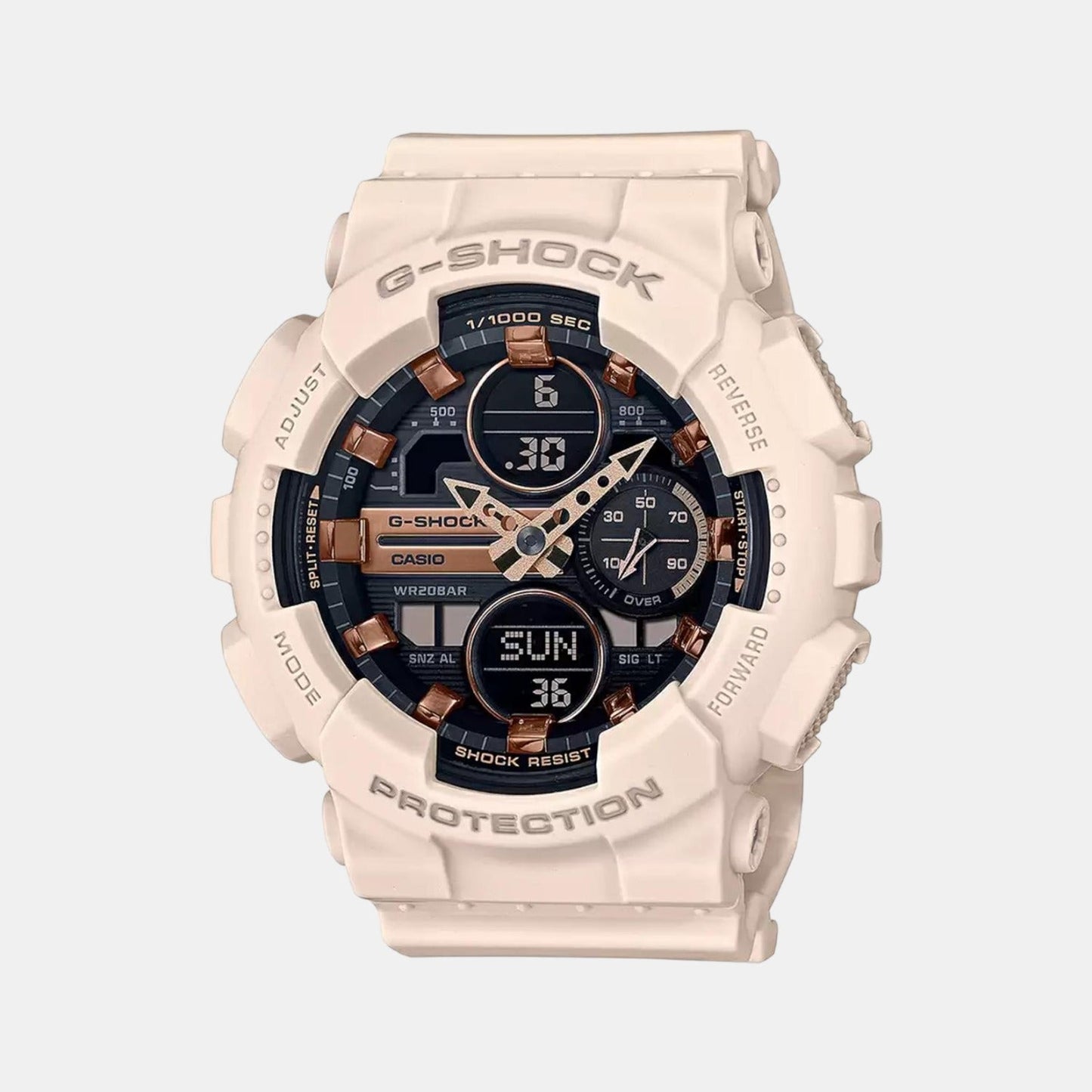 G-Shock Women Quartz Pink Dial Analog-Digital Resin Watch G1061 - Casio watch