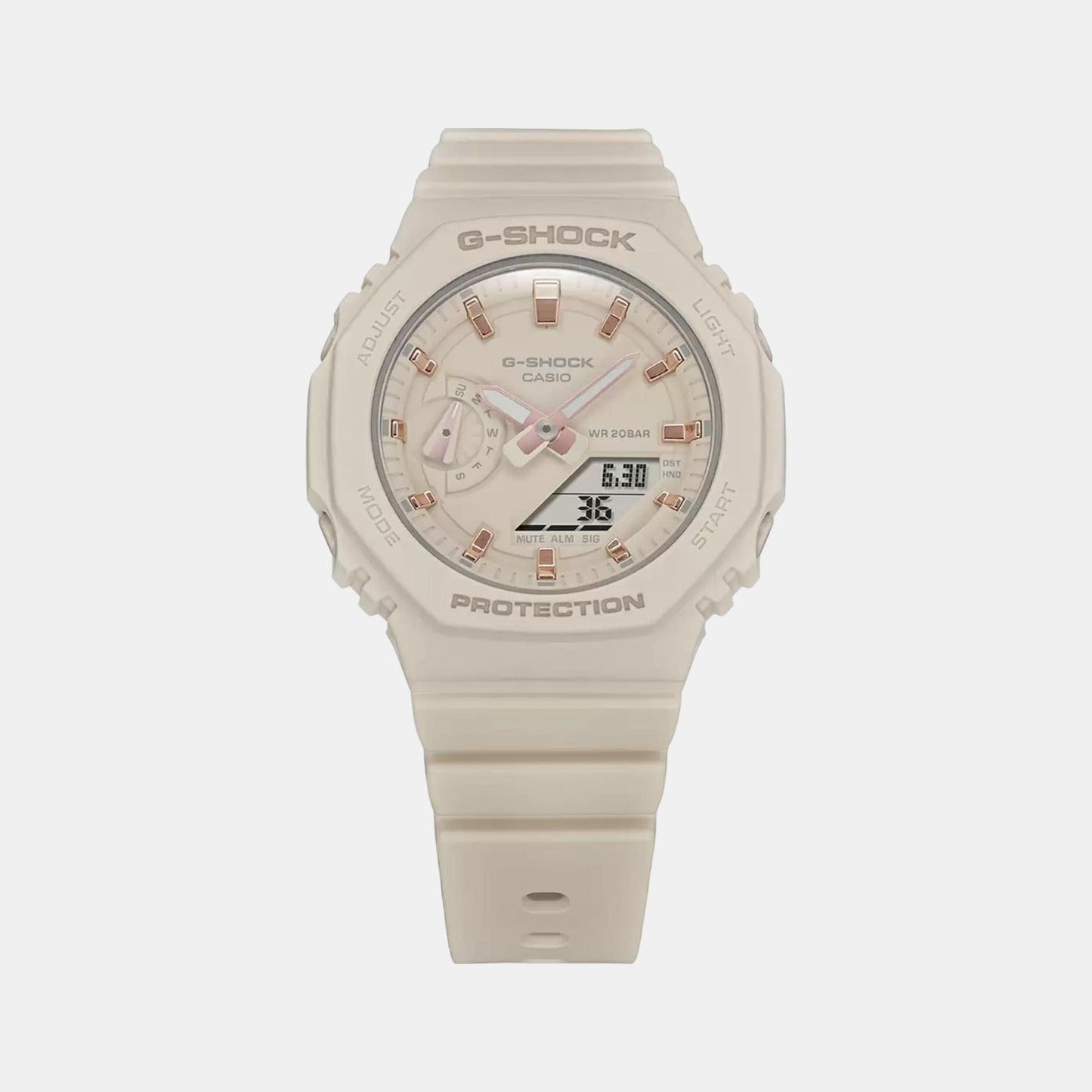G-Shock Women Quartz Pink Dial Analog-Digital Resin Watch G1109