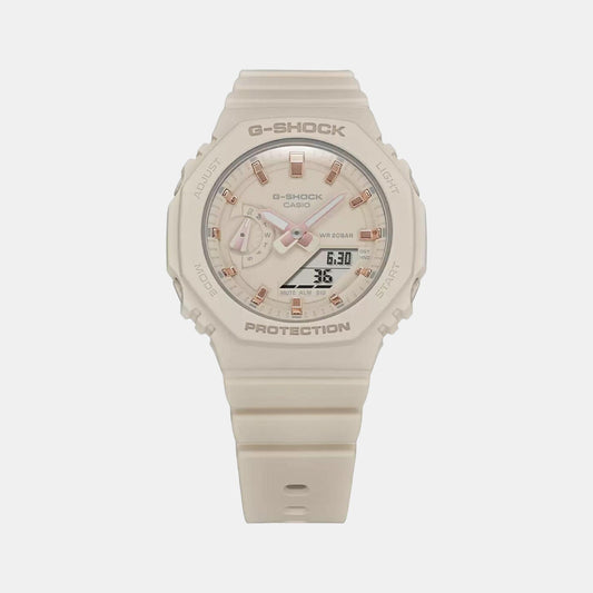 G-Shock Women Quartz Pink Dial Analog-Digital Resin Watch G1109