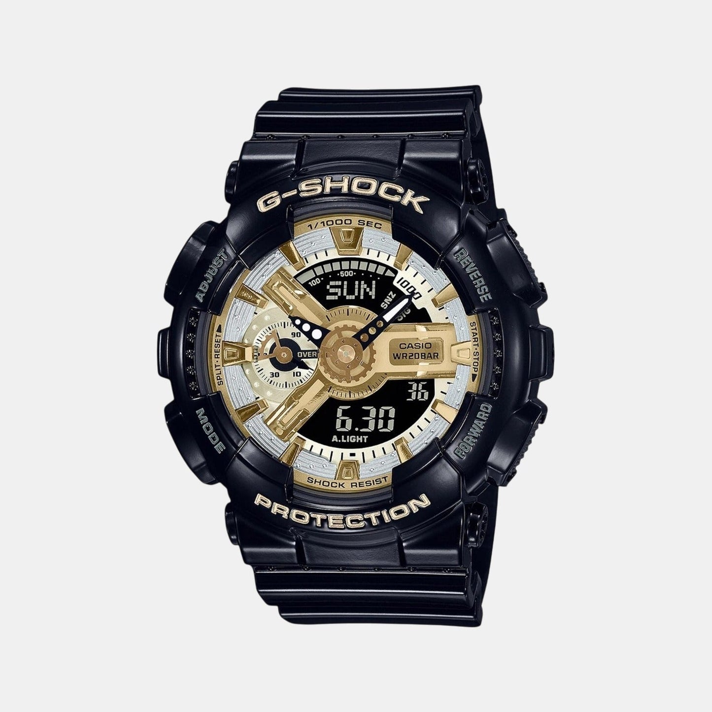 G-Shock Women Quartz Gold Dial Analog-Digital Resin Watch G1286