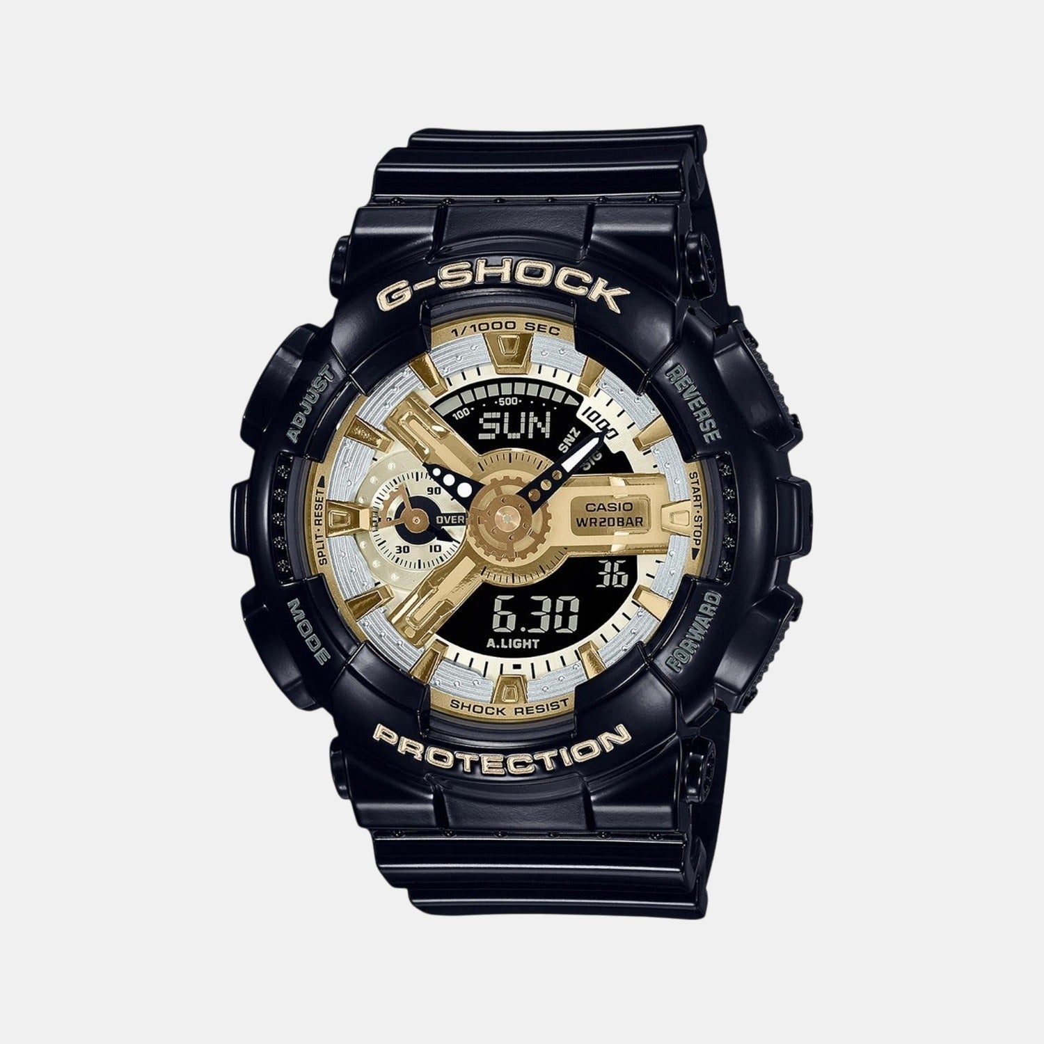 G-Shock Women Quartz Gold Dial Analog-Digital Resin Watch G1286