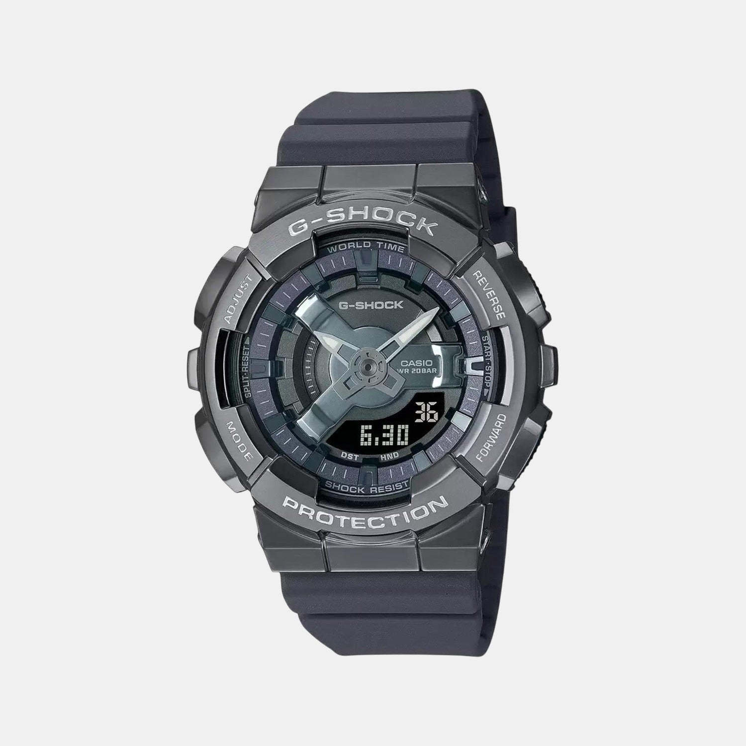 G-Shock Women Quartz Grey Dial Analog-Digital Resin Watch G1317
