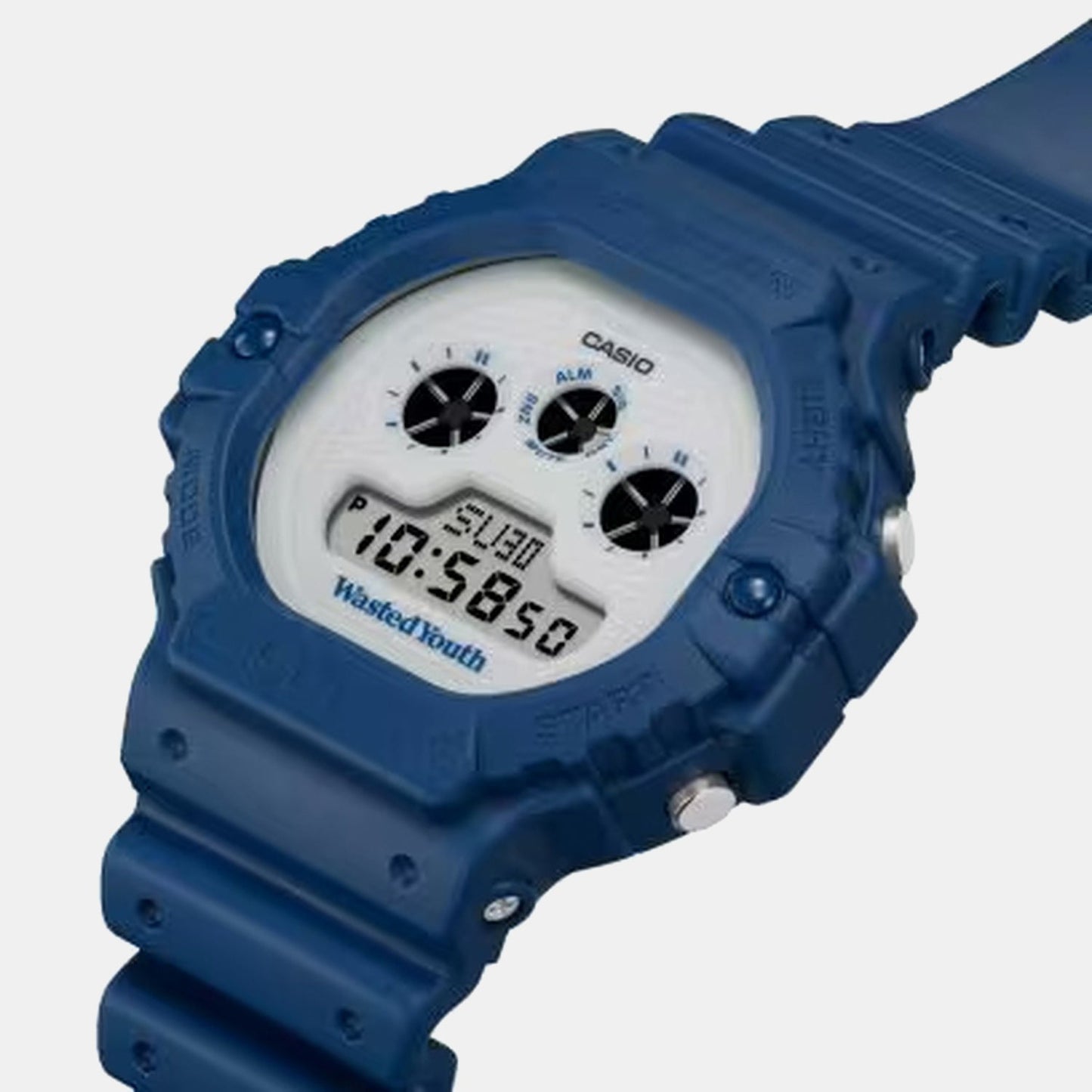 G-Shock Men Quartz White Dial Digital Resin Watch G1327