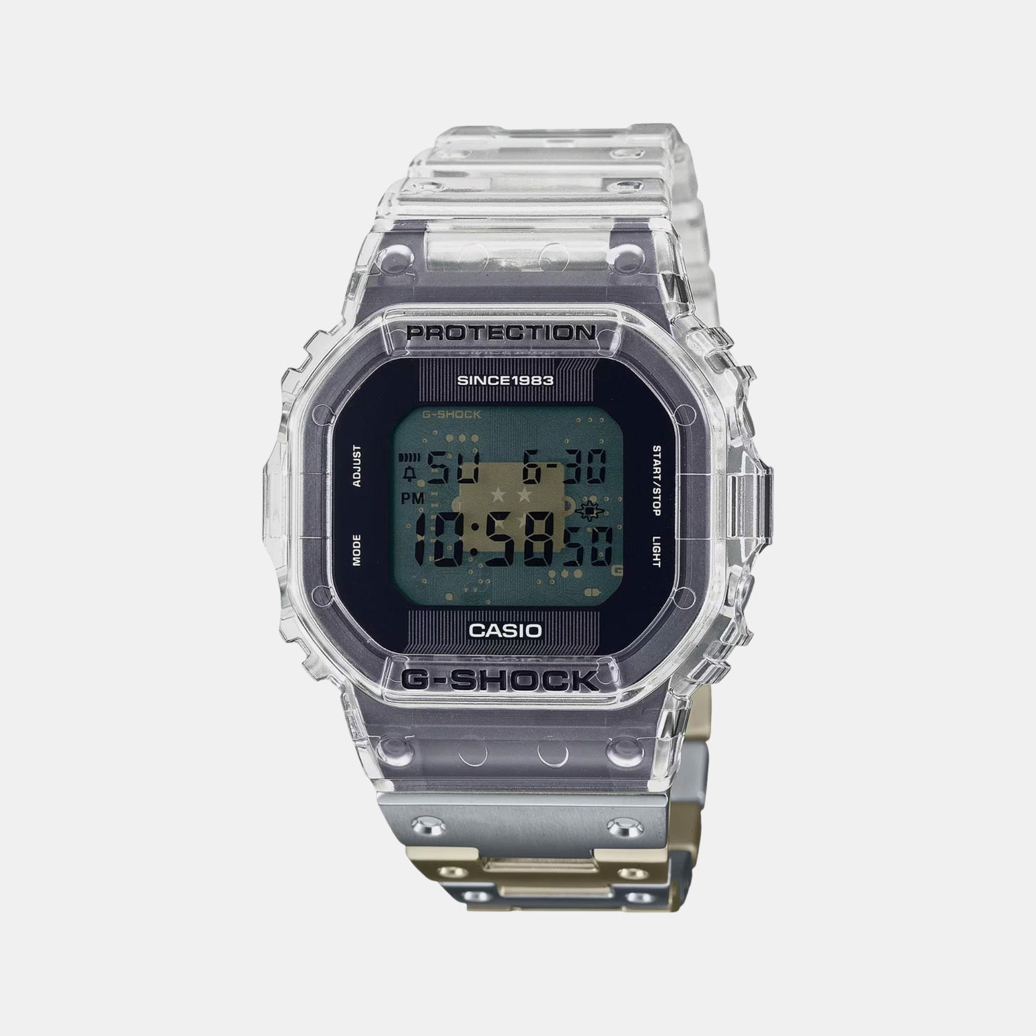 G-Shock Men Quartz Black Dial Digital Resin Watch G1440