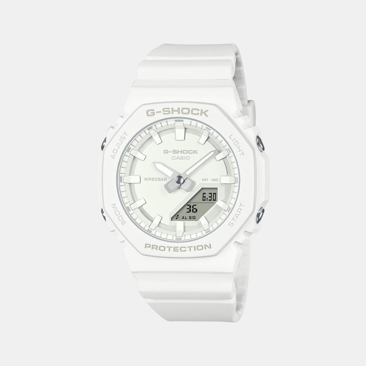 G-Shock Women Quartz White Dial Analog-Digital Resin Watch G1532 - Casio watch