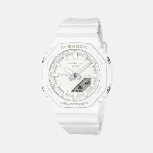 G-Shock Women Quartz White Dial Analog-Digital Resin Watch G1532 - Casio watch