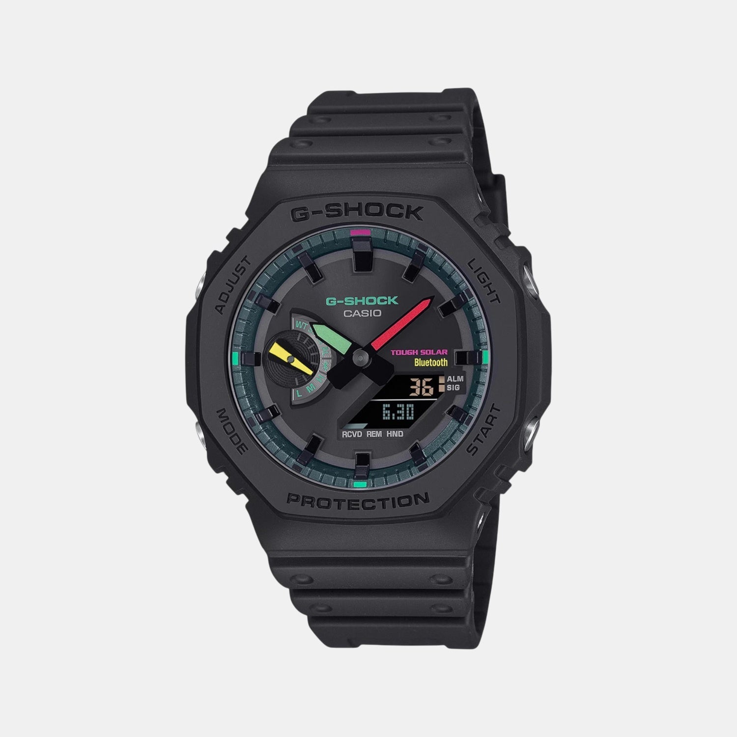G-Shock Men Quartz Black Dial Analog-Digital Resin Watch G1554 - Casio watch