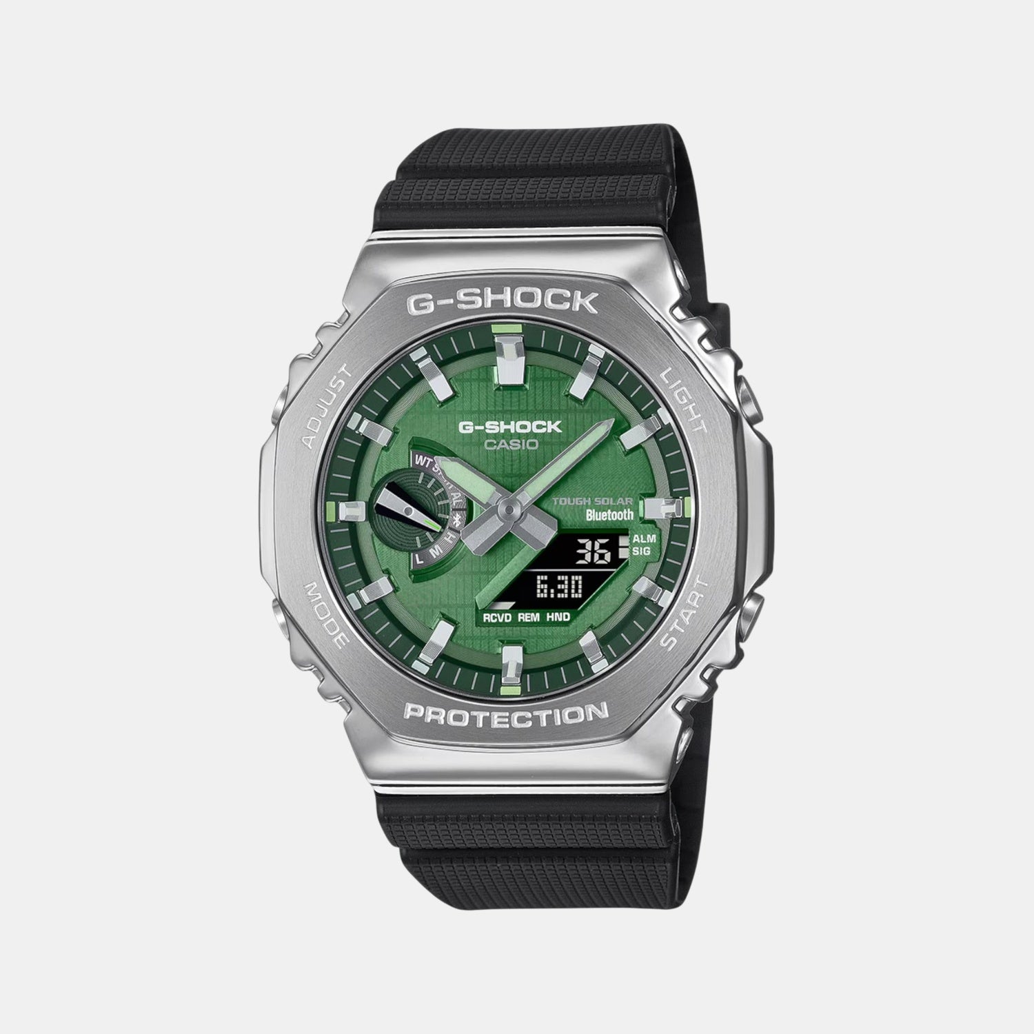 G-Shock Men Quartz Green Dial Analog-Digital Resin Watch G1583 - Casio watch