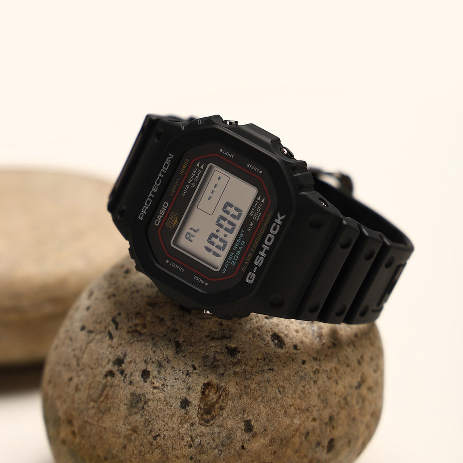 G-Shock Men Quartz Black Dial Digital Resin Watch G1660 - Casio watch - Image 2