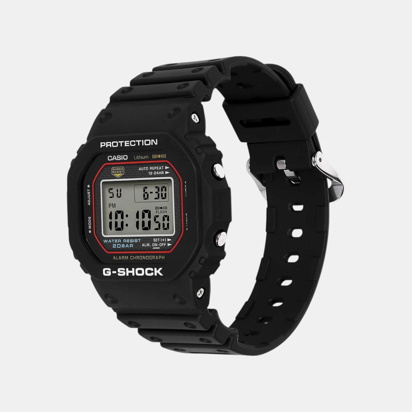 G-Shock Men Quartz Black Dial Digital Resin Watch G1660 - Casio watch - Image 4