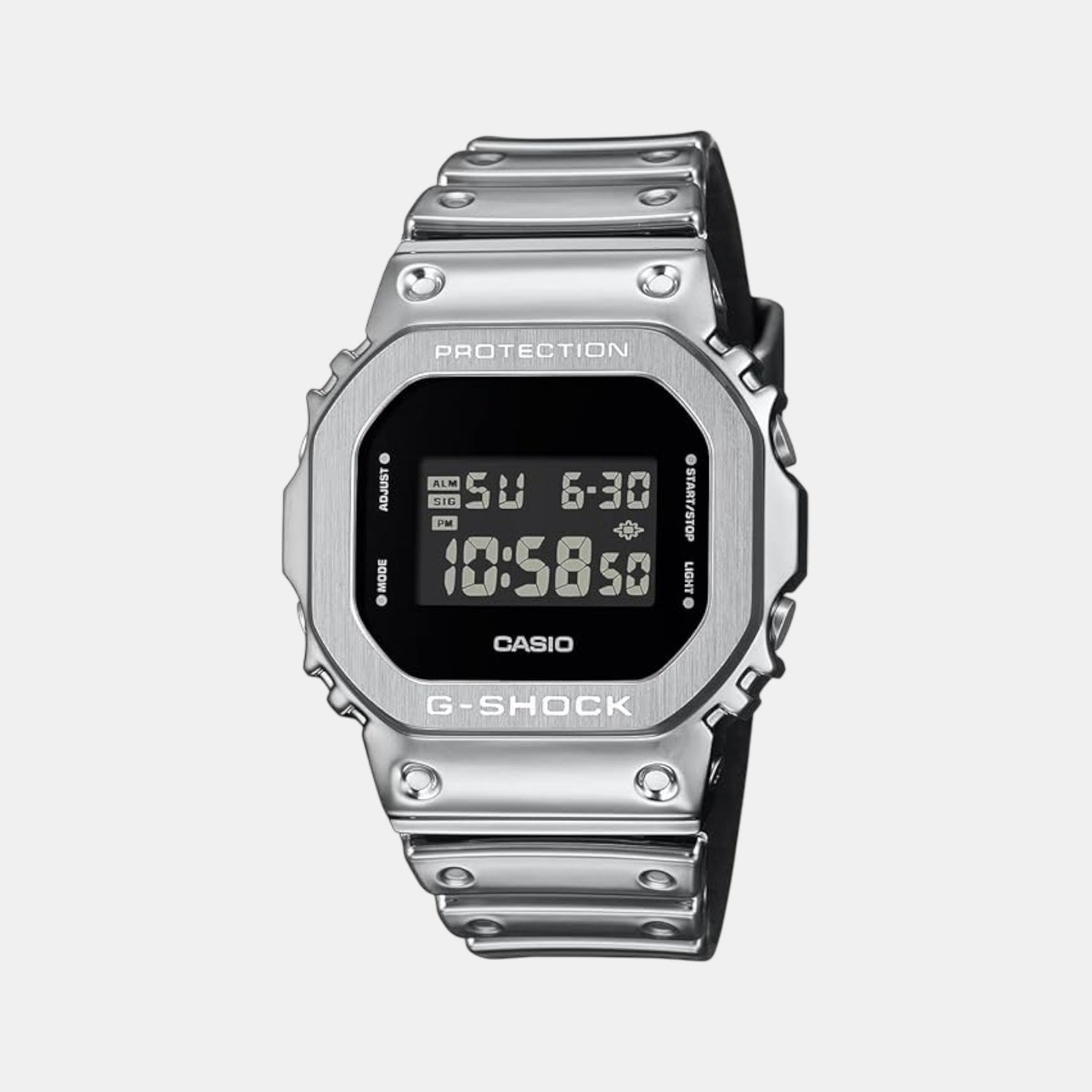 G-Shock Men Quartz Black Dial Digital Resin Watch G1666