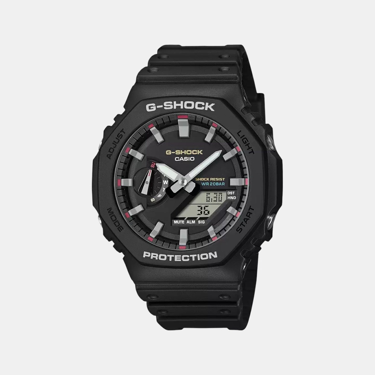 G-Shock Men Quartz Black Dial Analog-Digital Resin Watch G1686 - Casio watch