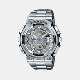 G-Shock Men Quartz Silver Dial Analog-Digital Stainless Steel Watch G1687
