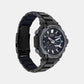 G-Shock Men Quartz Black Dial Analog Stainless Steel Watch G1712