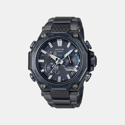G-Shock Men Quartz Black Dial Analog Stainless Steel Watch G1712