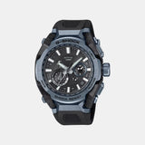 Men Solar Black Dial Analog Resin Watch G1717