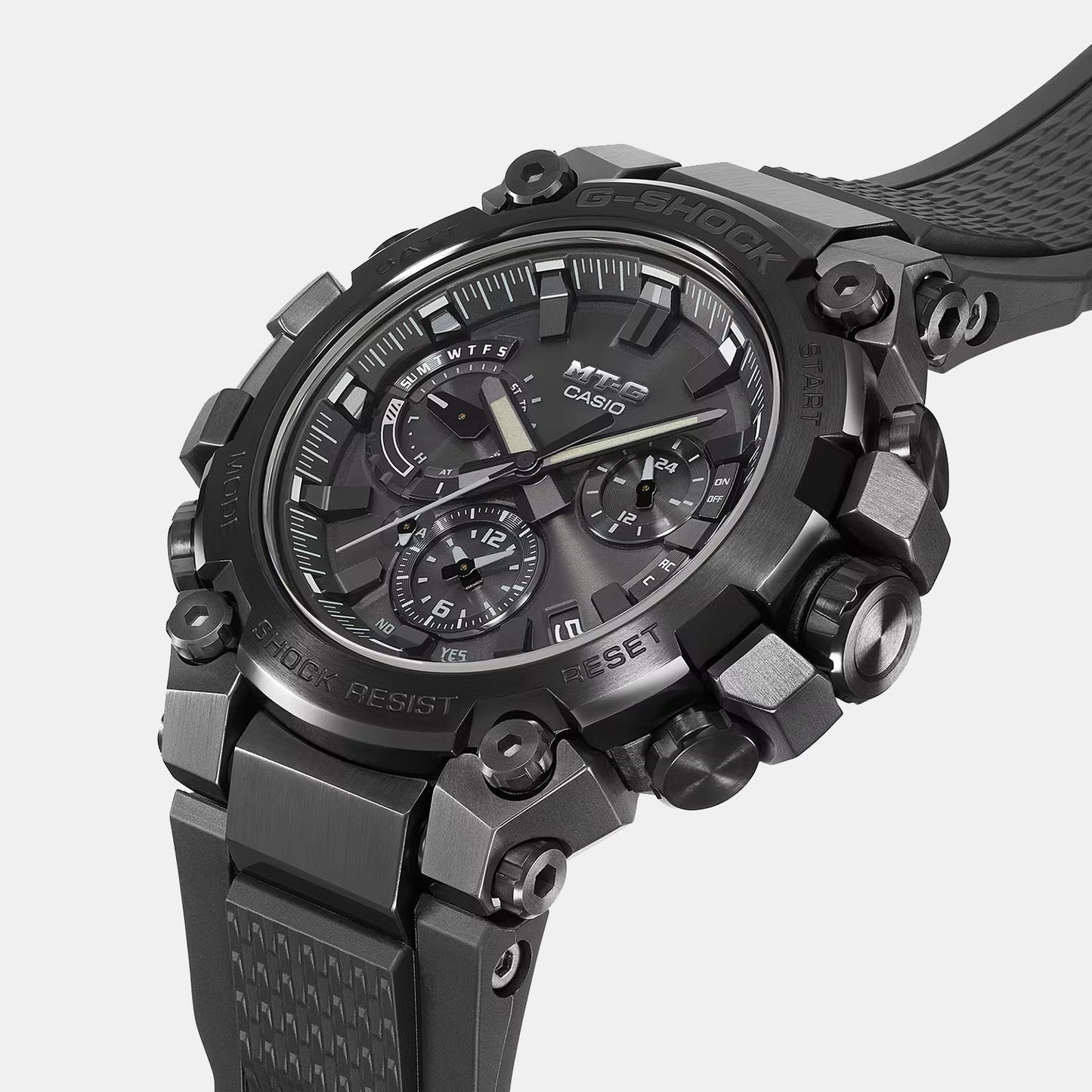 G-Shock Men Quartz Black Dial Analog Resin Watch G1732