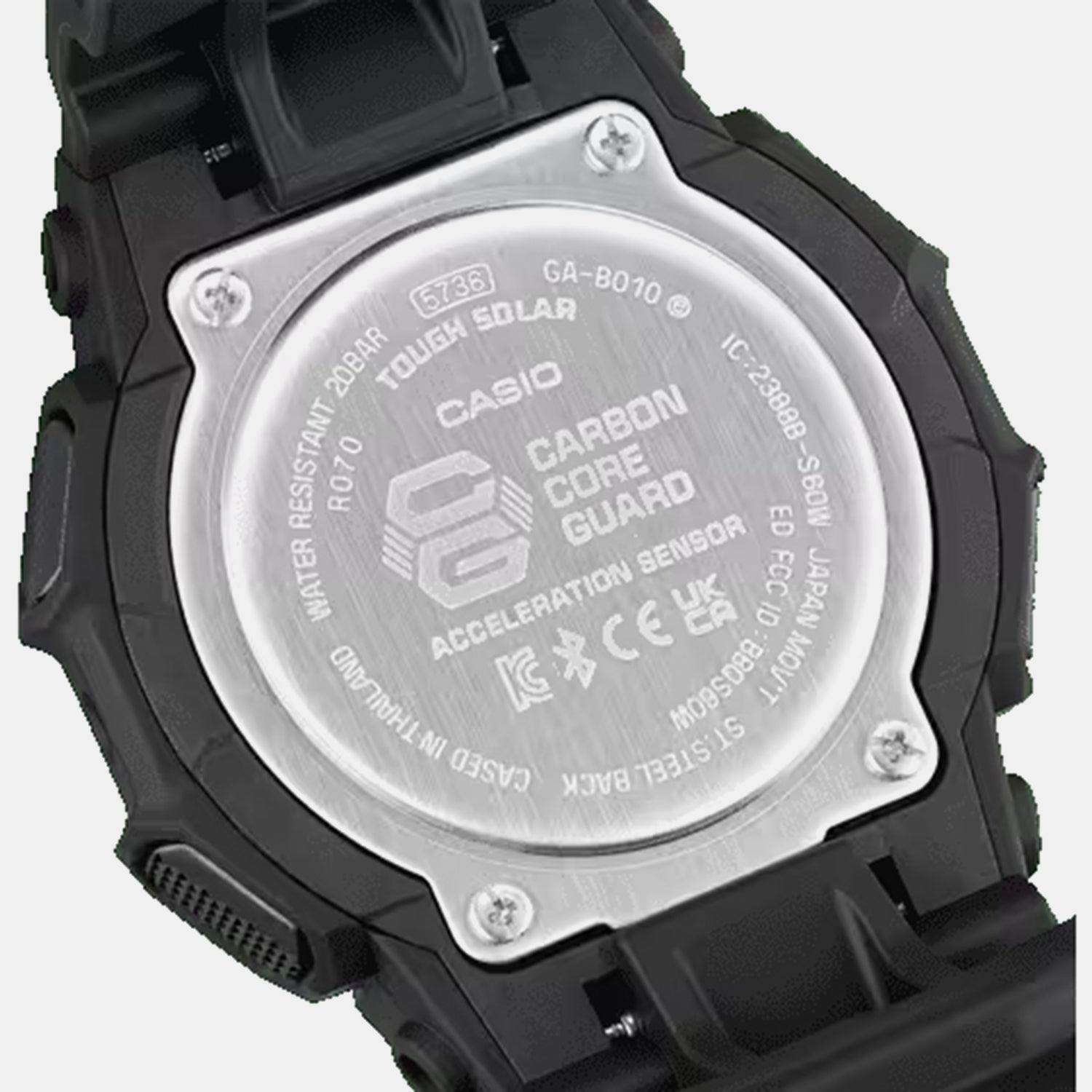 G-Shock Men Solar Black Dial Analog-Digital Resin Watch G1754