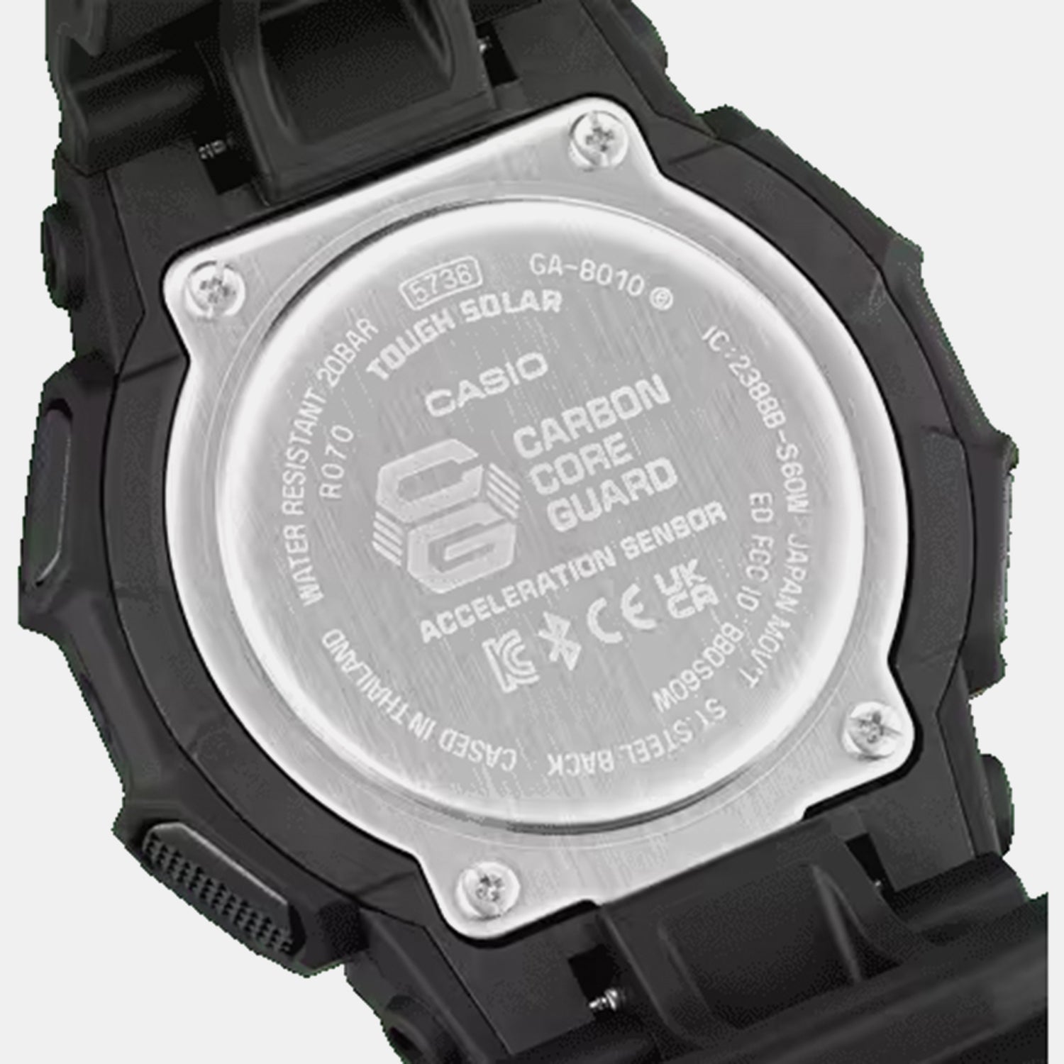G-Shock Men Solar Black Dial Analog-Digital Resin Watch G1755