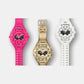 Men Quartz Gold Dial Analog-Digital Resin Watch G1759