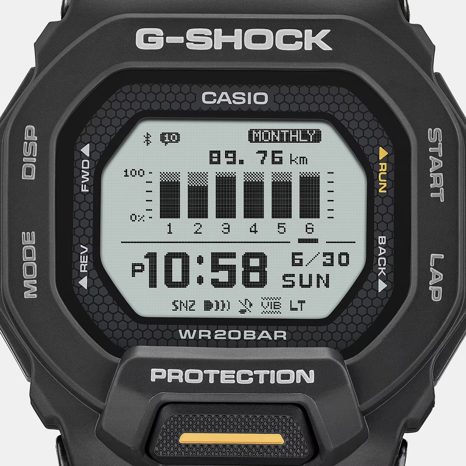 G-Shock Men Quartz Clear Dial Digital Resin Watch G1760