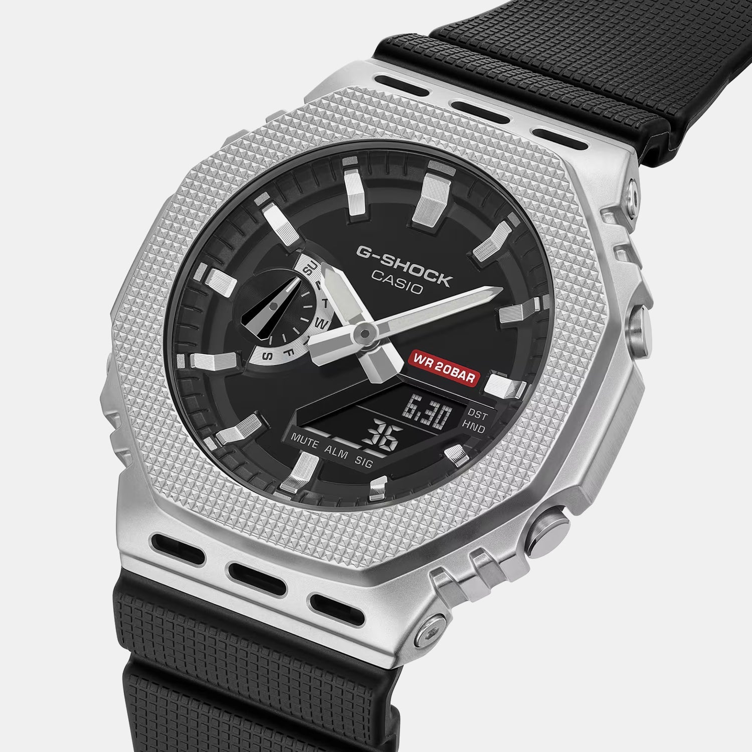G-Shock Men Quartz Black Dial Analog-Digital Resin Watch G1763