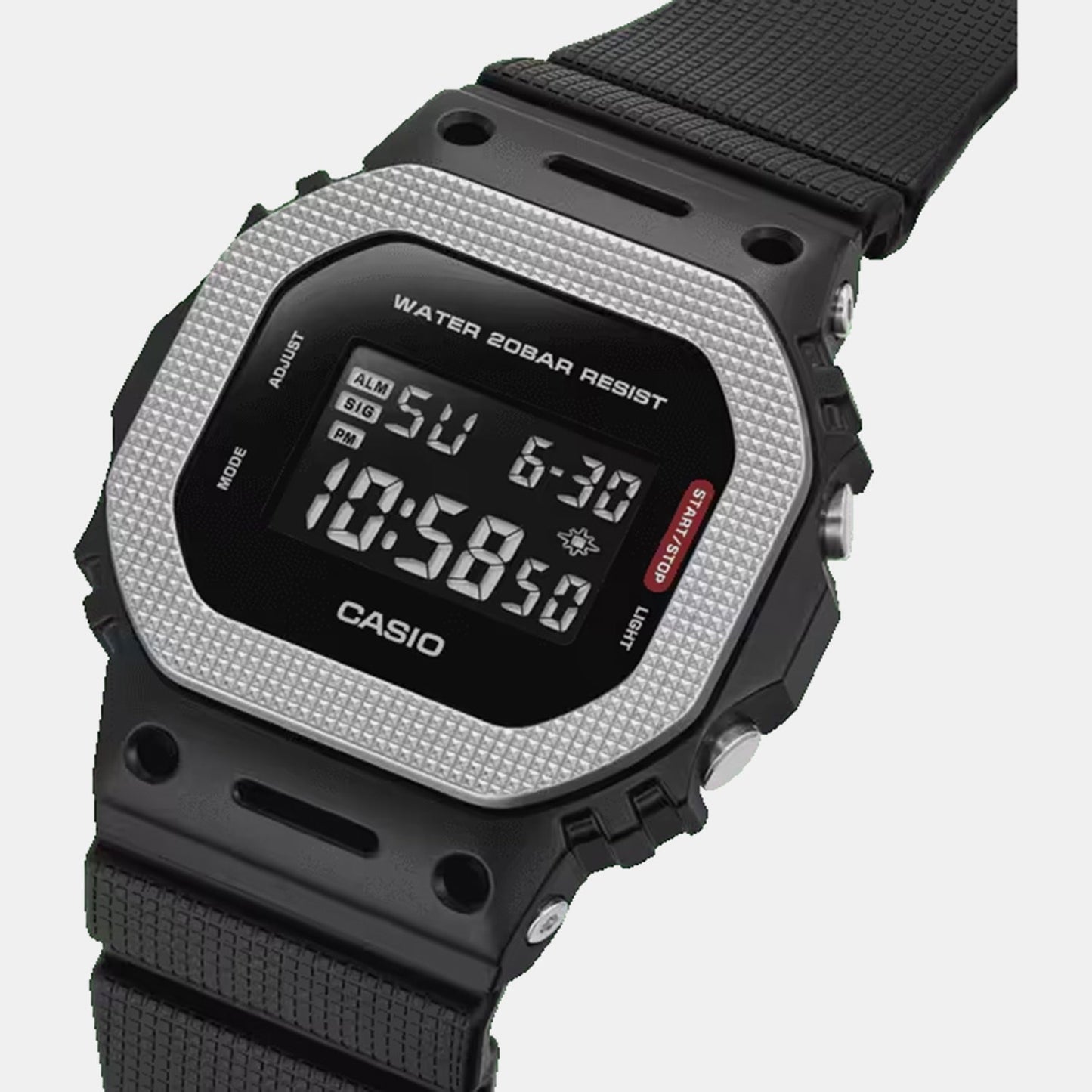 G-Shock Men Quartz Black Dial Digital Resin Watch G1764