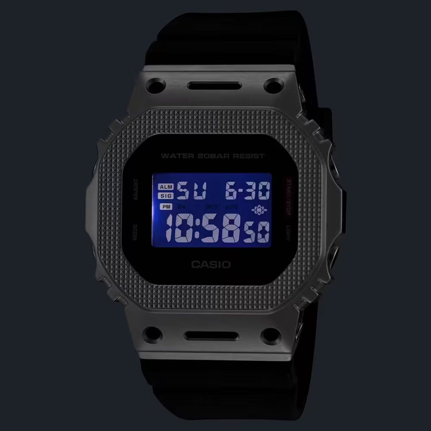 G-Shock Men Quartz Black Dial Digital Resin Watch G1764