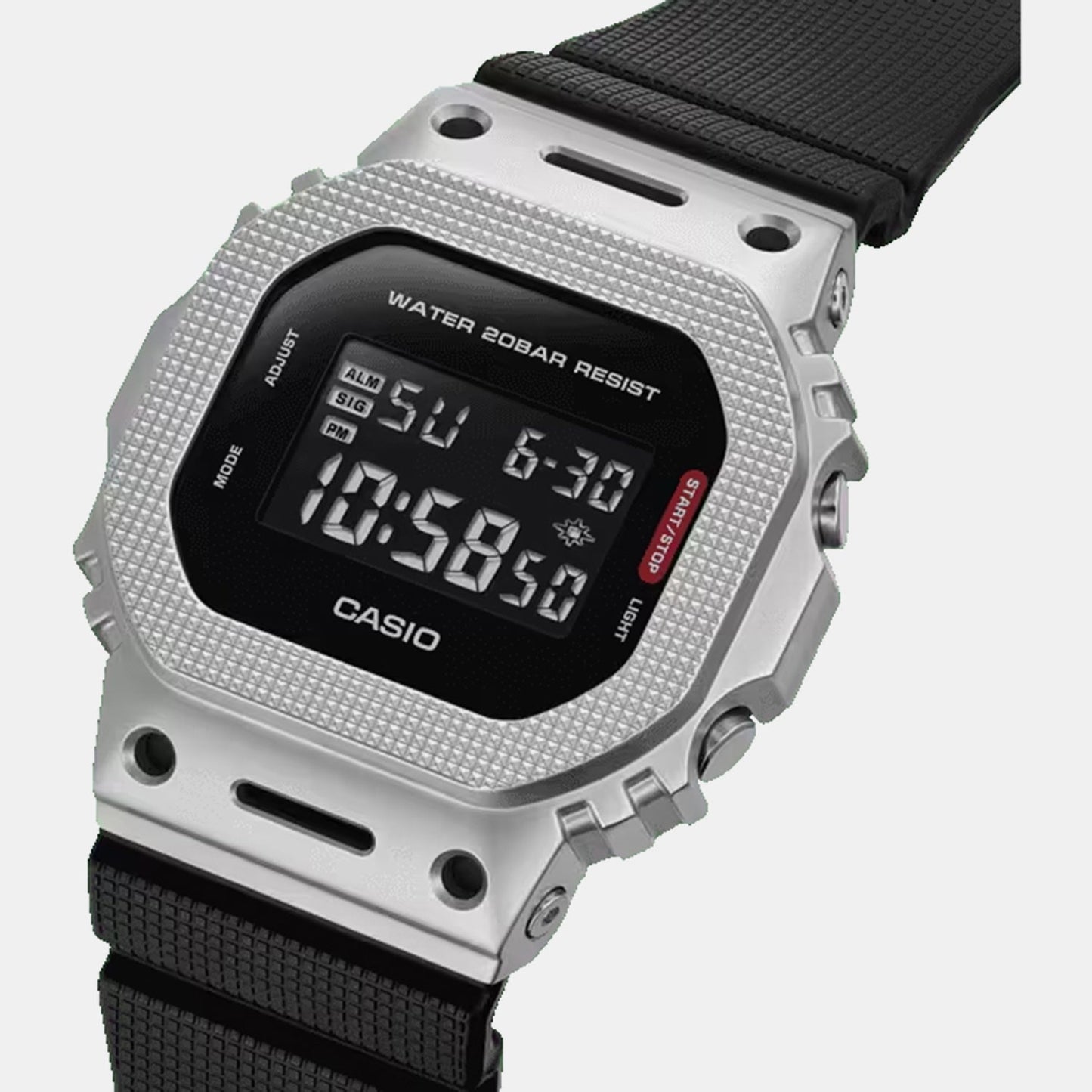 G-Shock Men Quartz Black Dial Digital Resin Watch G1766